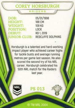 2023 NRL Traders Titanium - Pearl Special #PS013 Corey Horsburgh Back